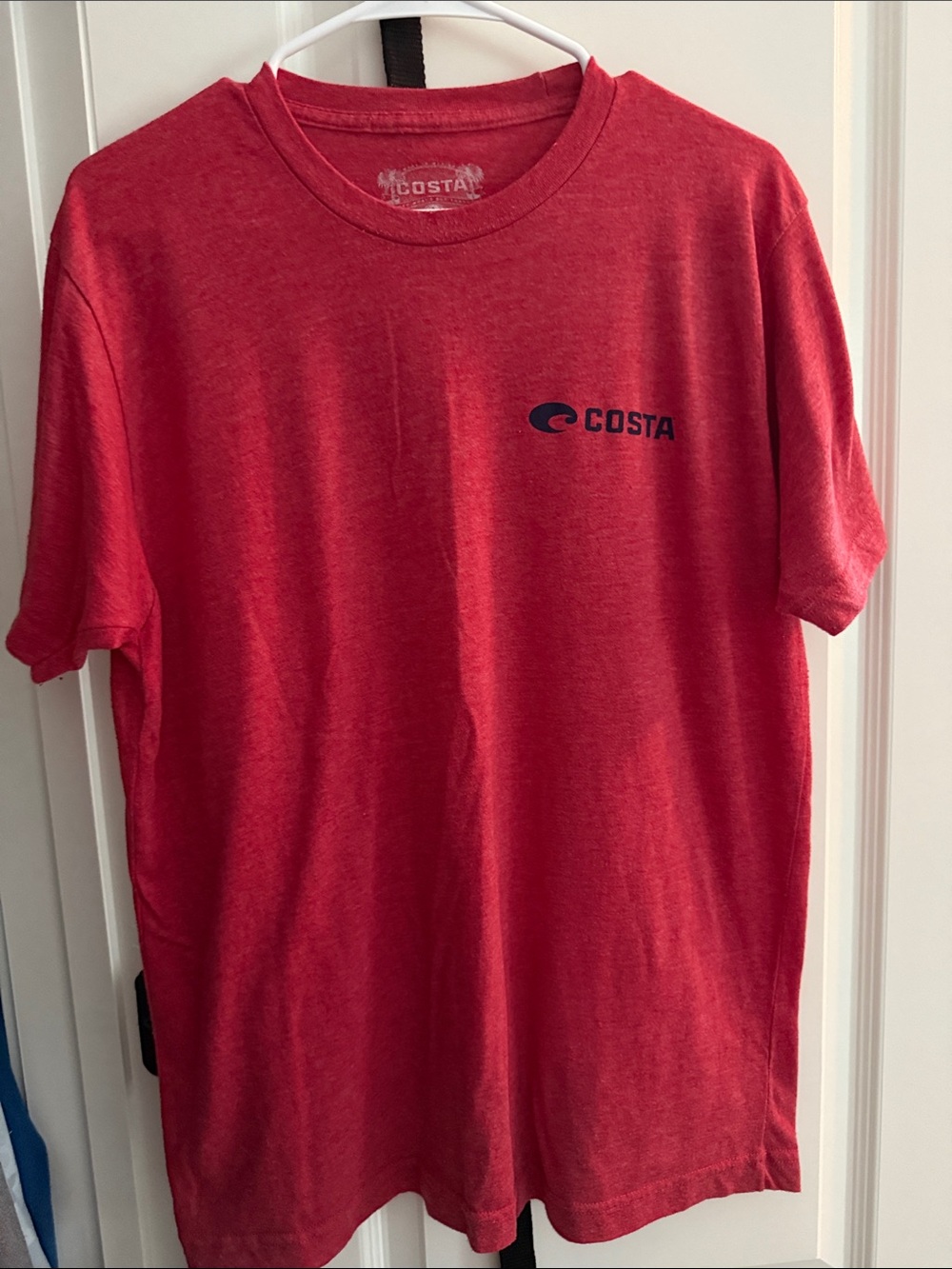 Costa Red Short Sleeve Logo Tee
